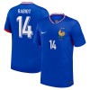 Camiseta de fútbol Francia Rabiot 14 Primera Equipación Euro 2024 - Hombre